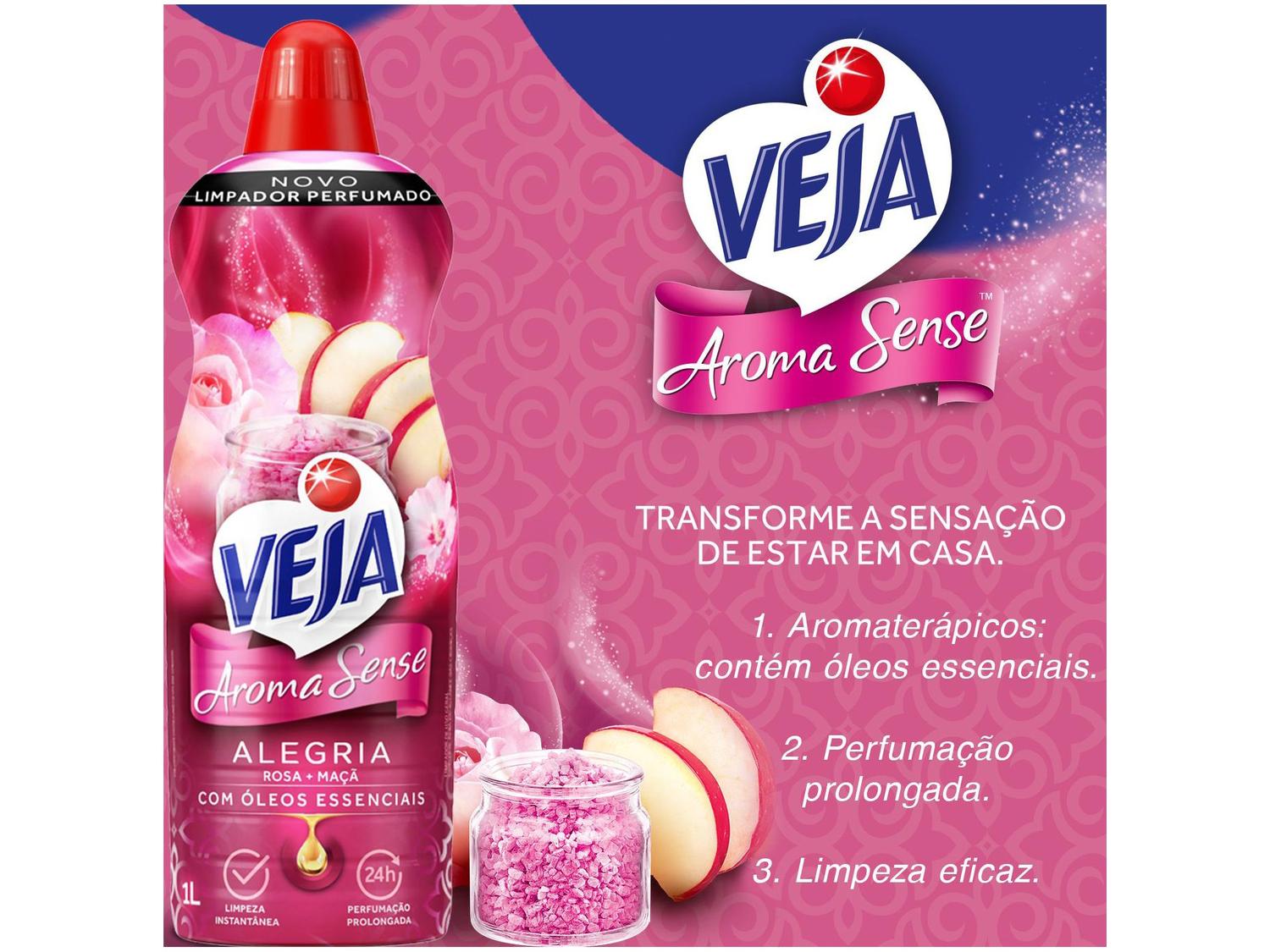 Limpador Perfumado Veja Aroma Sense Alegria 2L