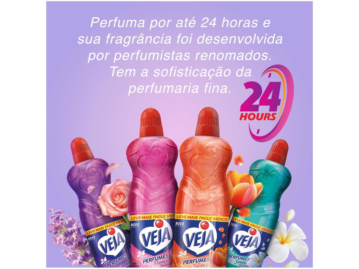 Limpador Perfumado Veja Flores do Mediterrâneo 1L