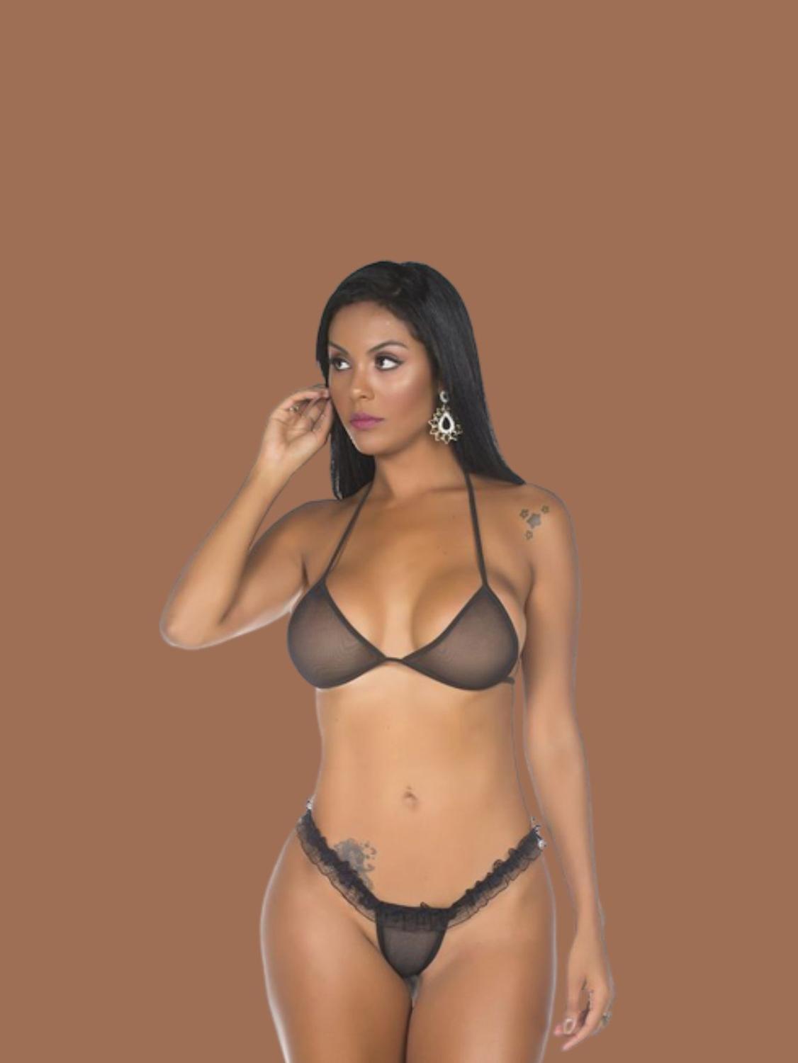 sexy lingerie black widow