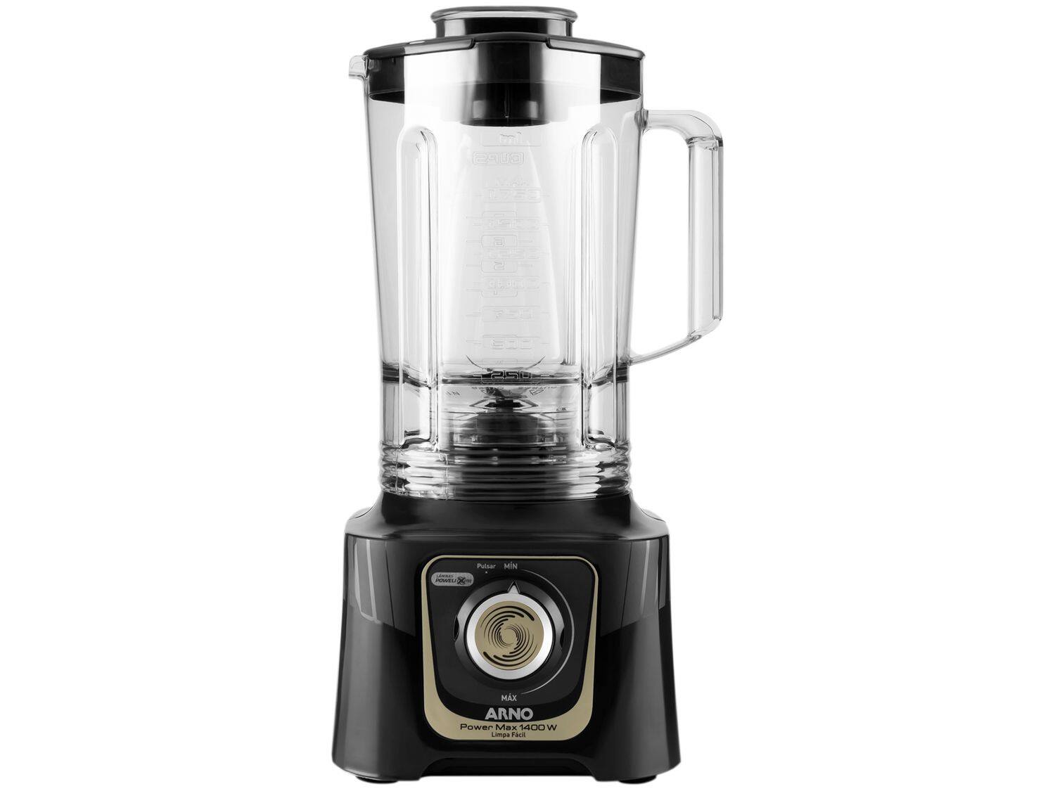 Liquidificador Arno Power Max Autolock LN82 15 Velocidades 1400W Preto ...
