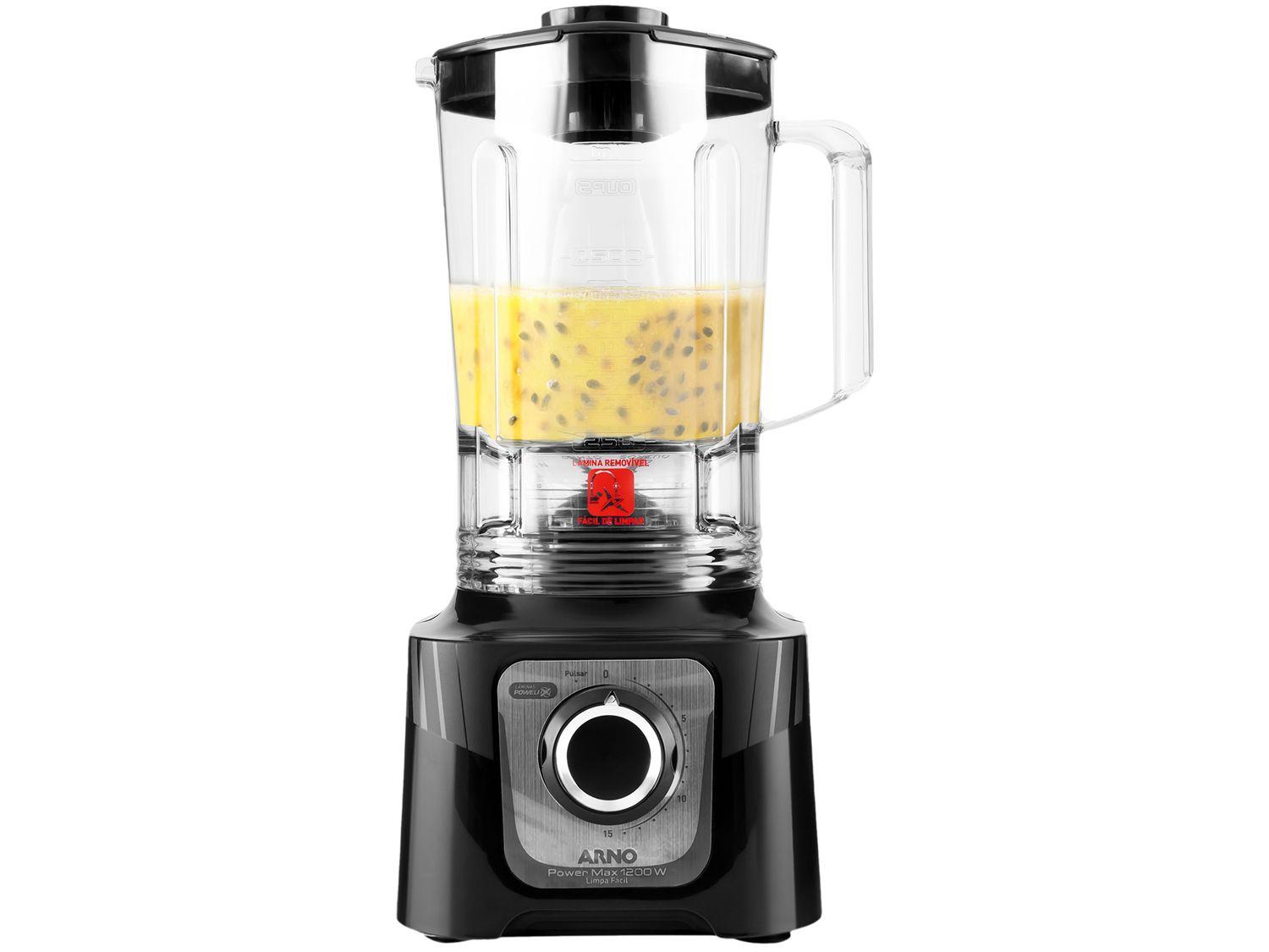 Liquidificador Arno Power Max LN78 15 Velocidades 1200W Preto