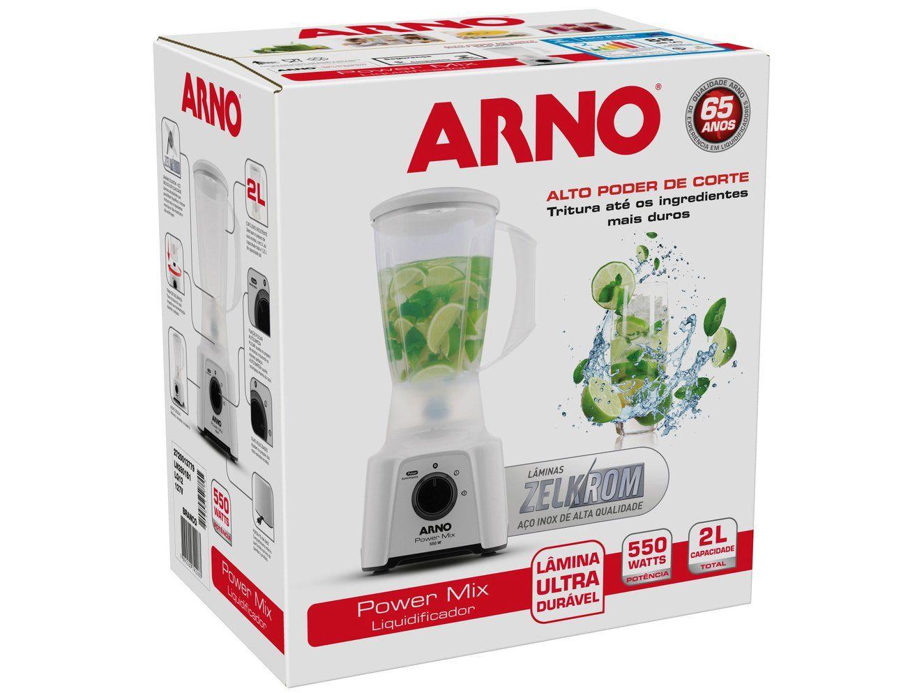 Liquidificador Arno Power Mix Branco 550W