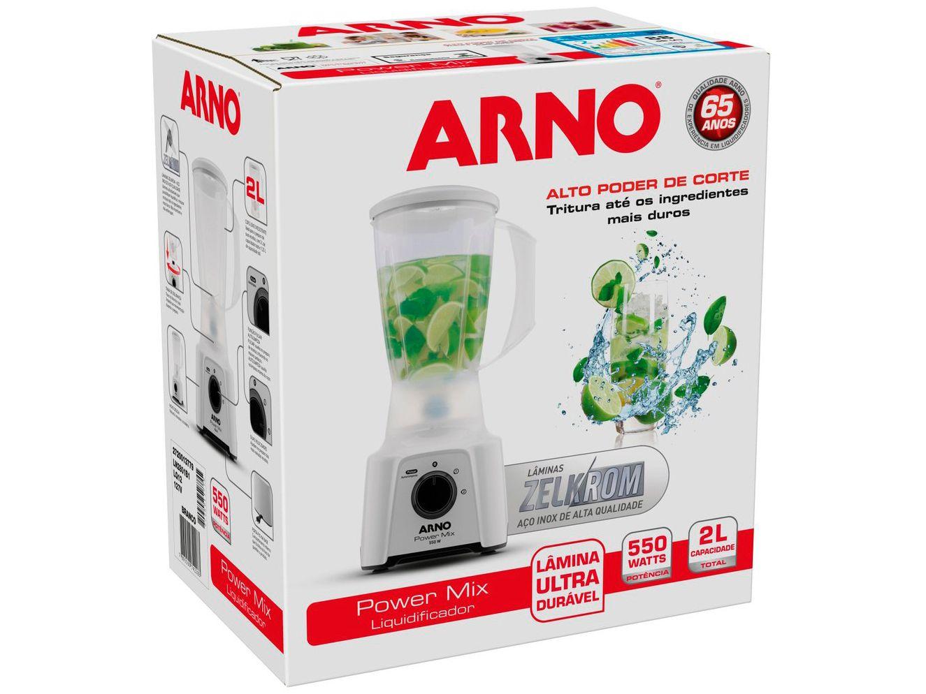 Liquidificador Arno Power Mix Branco 550W