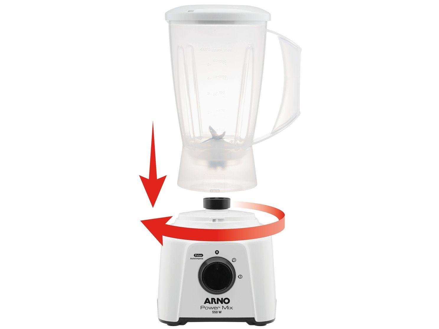 Liquidificador Arno Power Mix Branco 550W