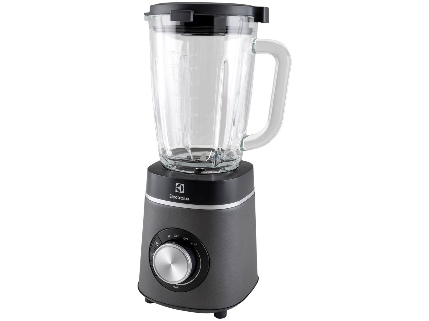 Liquidificador Electrolux Expert BLP70 Copo de Vidro 4 Velocidades 1200W TruFlow Power System Black Pearl