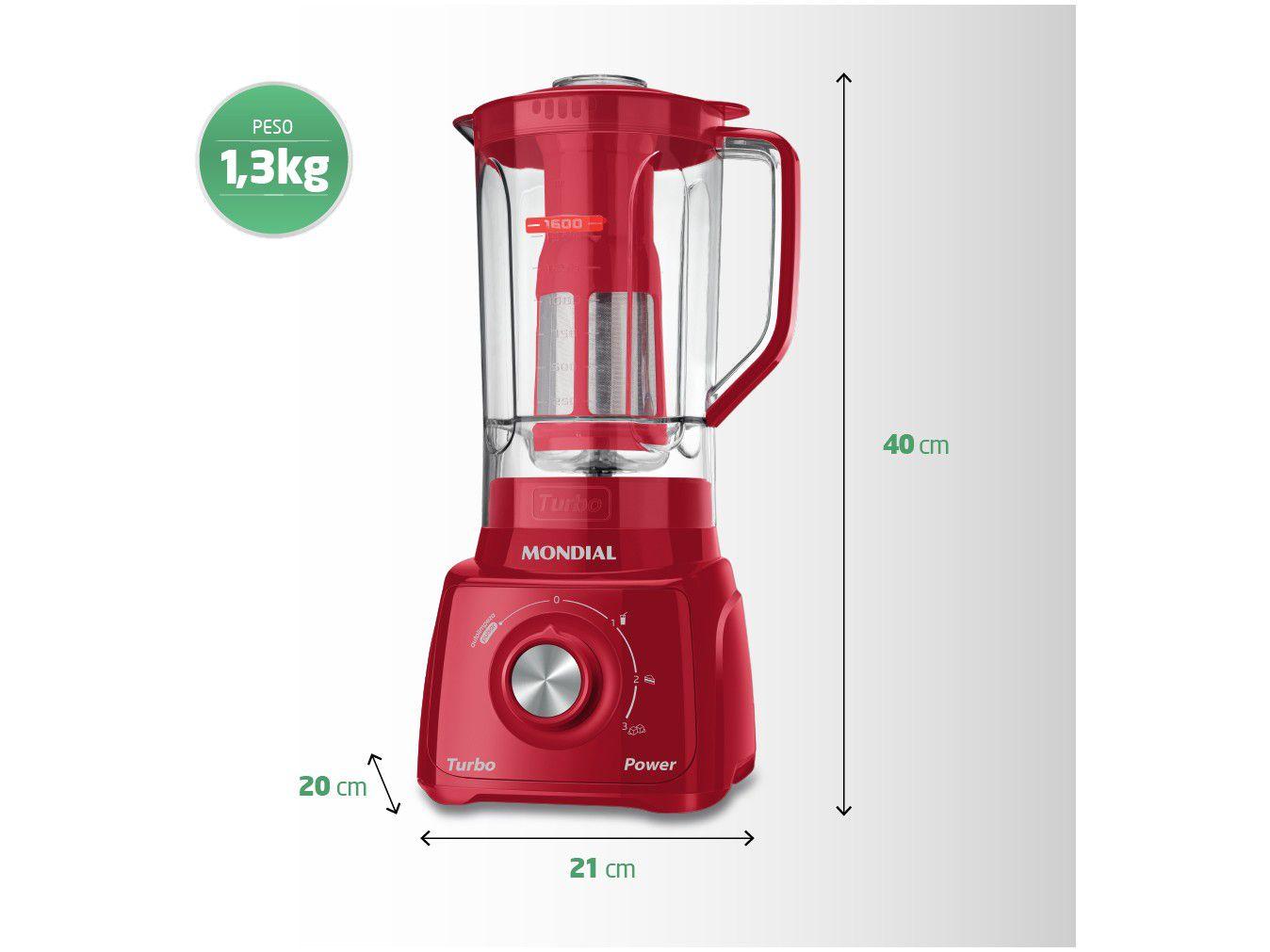 Liquidificador Mondial L-99-FR Vermelho