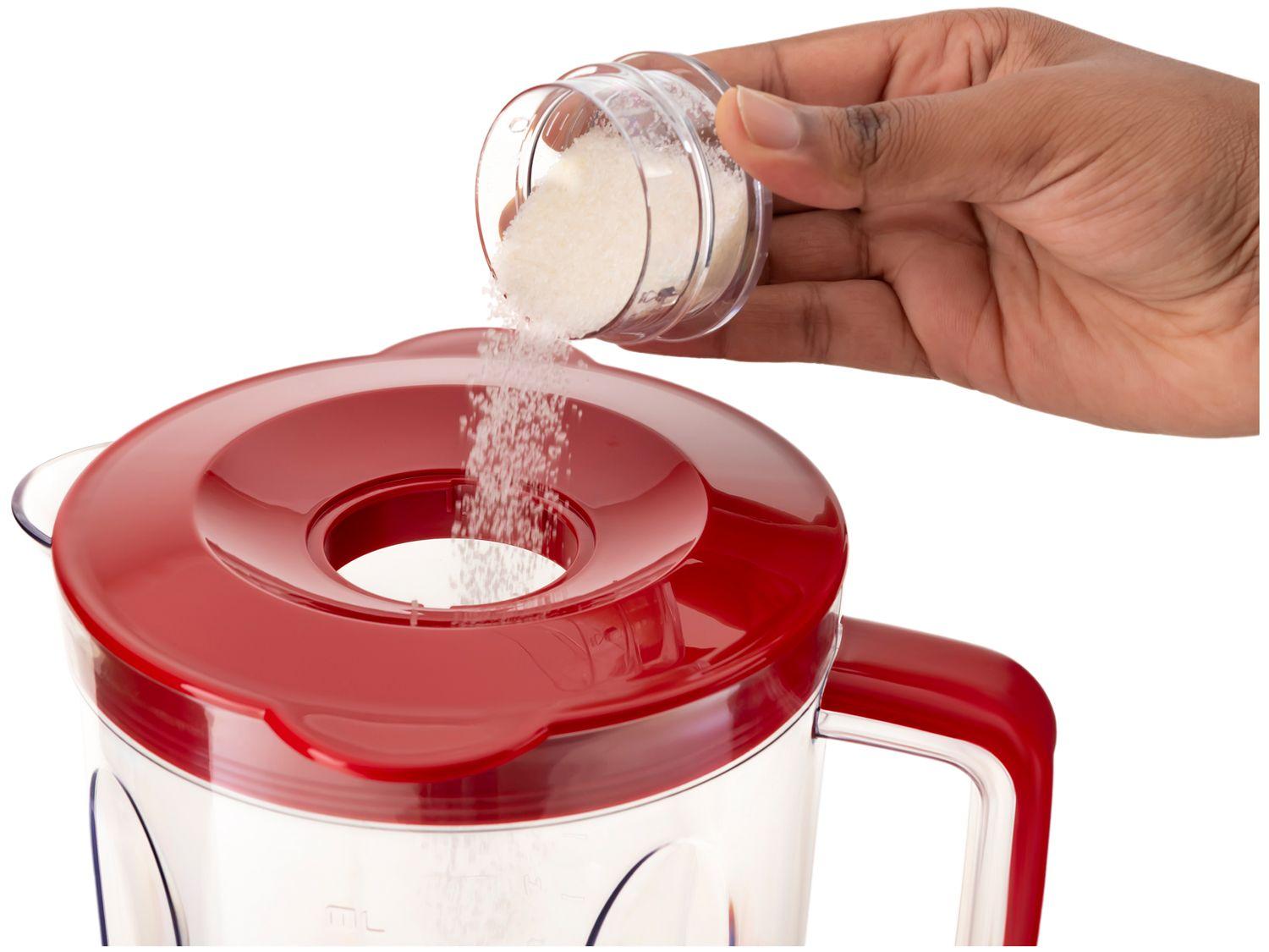 Liquidificador Mondial Turbo Inox L-1100 RI Vermelho com Filtro 12 Velocidades 1100W