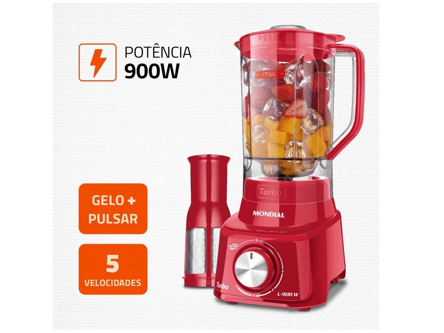 Liquidificador Mondial Turbo L-900 FR Copo