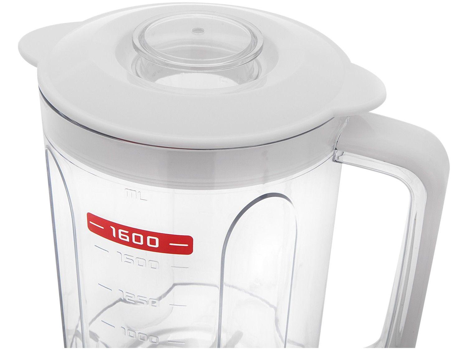 Liquidificador Mondial Turbo Power L-99-WG com Filtro 3 Velocidades 500W Branco e Cinza