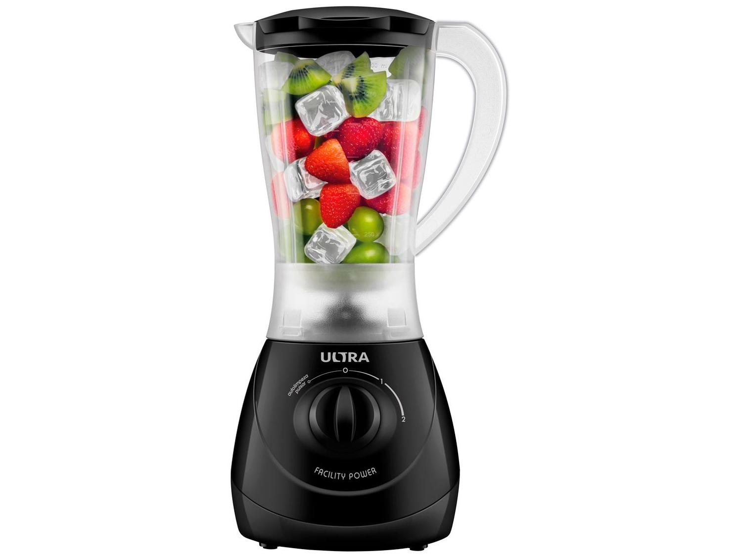 Liquidificador Ultra Facility Power 2 Velocidades 550W Preto