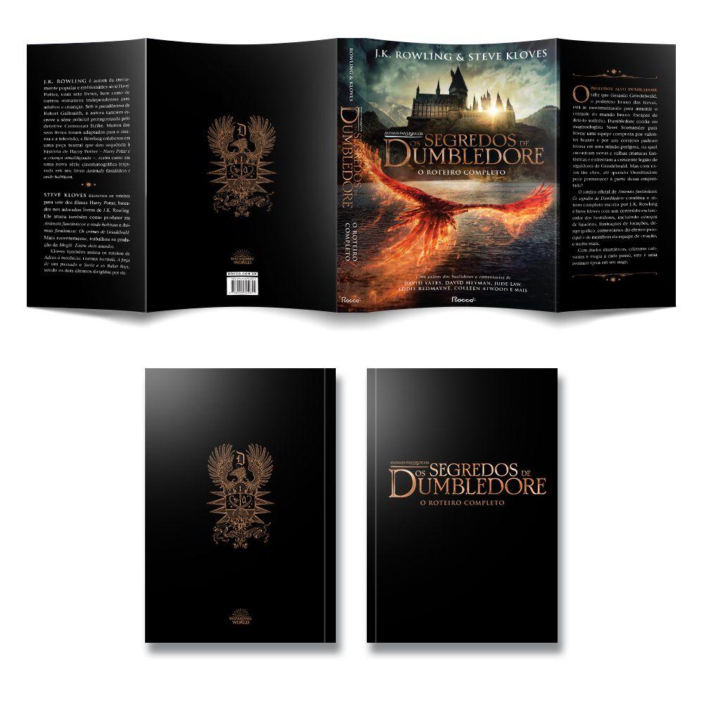 Livro - Animais Fantásticos: os segredos de Dumbledore (capa dura com sobrecapa) + Brinde