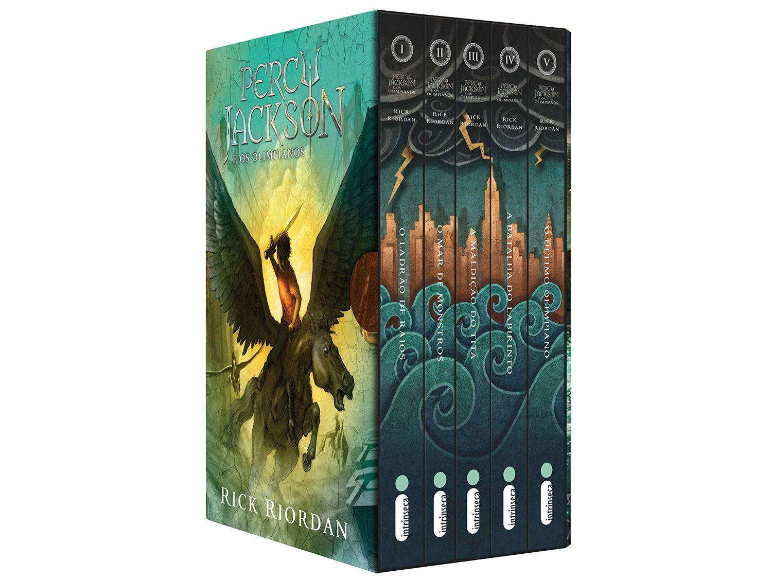Livro - Box Percy Jackson e os olimpianos - capa nova - Livros de