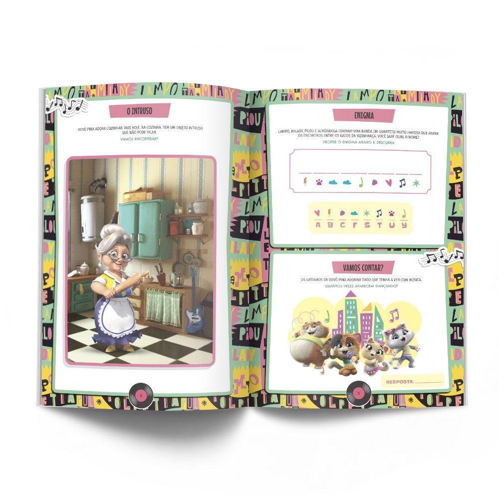 Livro - Brincando com 44 Gatos