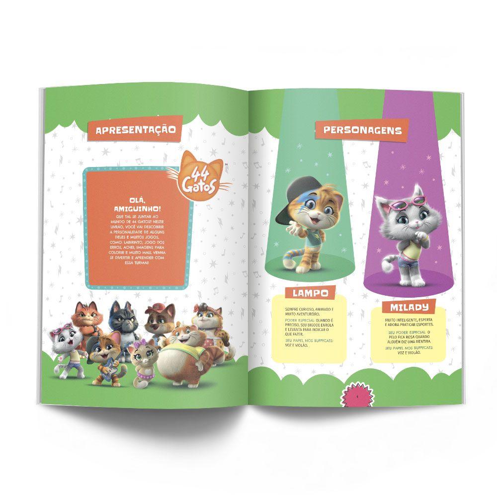 Livro - Brincando com 44 Gatos