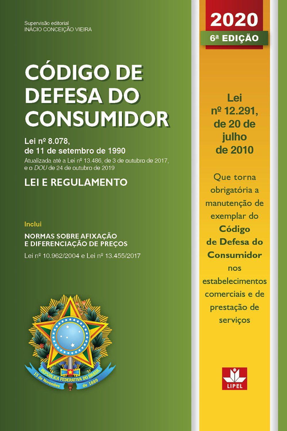 Livro Código de Defesa do Consumidor 2020 Livros de Direito Magazine Luiza Livro Código de Defesa do Consumidor 2020 Livros de Direito Magazine Luiza