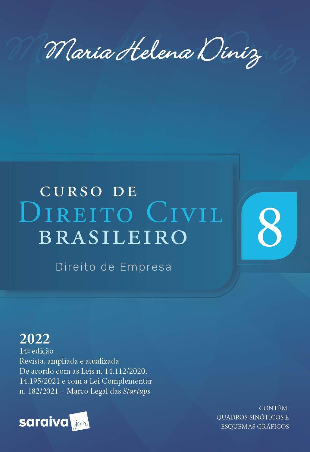 Livro - Curso de Direito Civil Brasileiro Volume 8 - Direito De Empresa