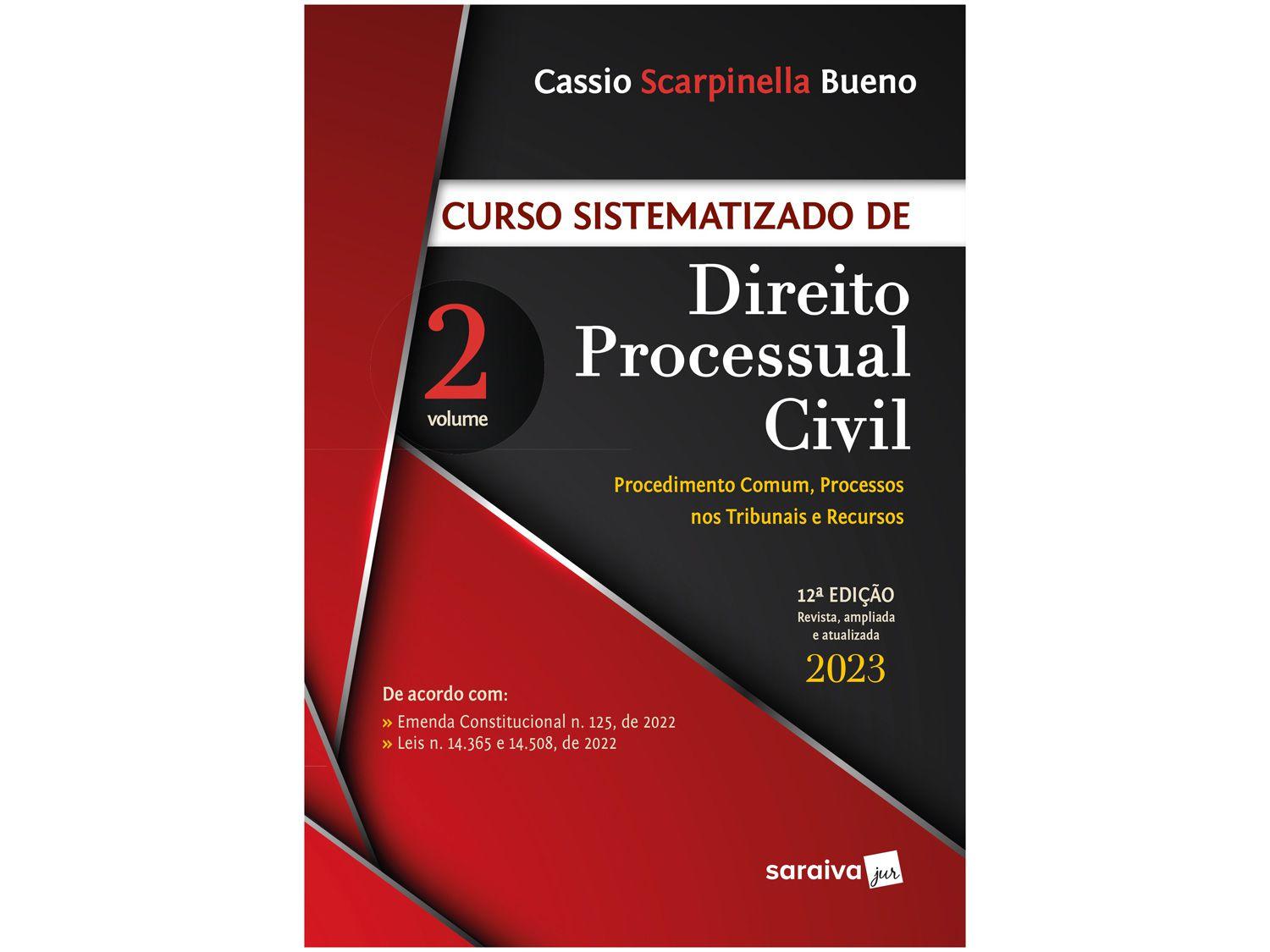 Livro Curso Sistematizado de Direito Processual Civil Vol 2 Cassio Scarpinella Bueno