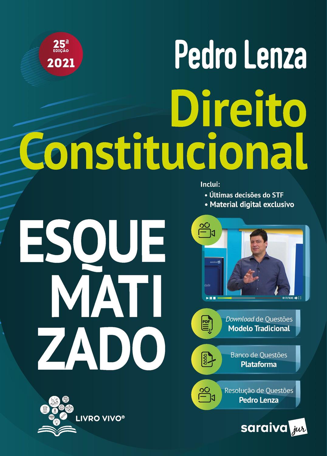 Livro Direito Constitucional Esquematizado 25ª Edicao 21 Livros De Direito Magazine Luiza