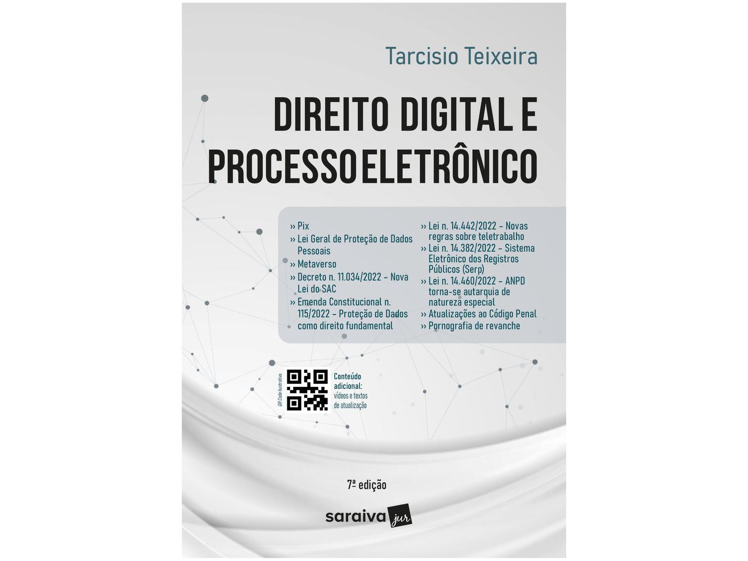 Livro Direito Digital e Processo Eletrônico Tarcisio Teixeira