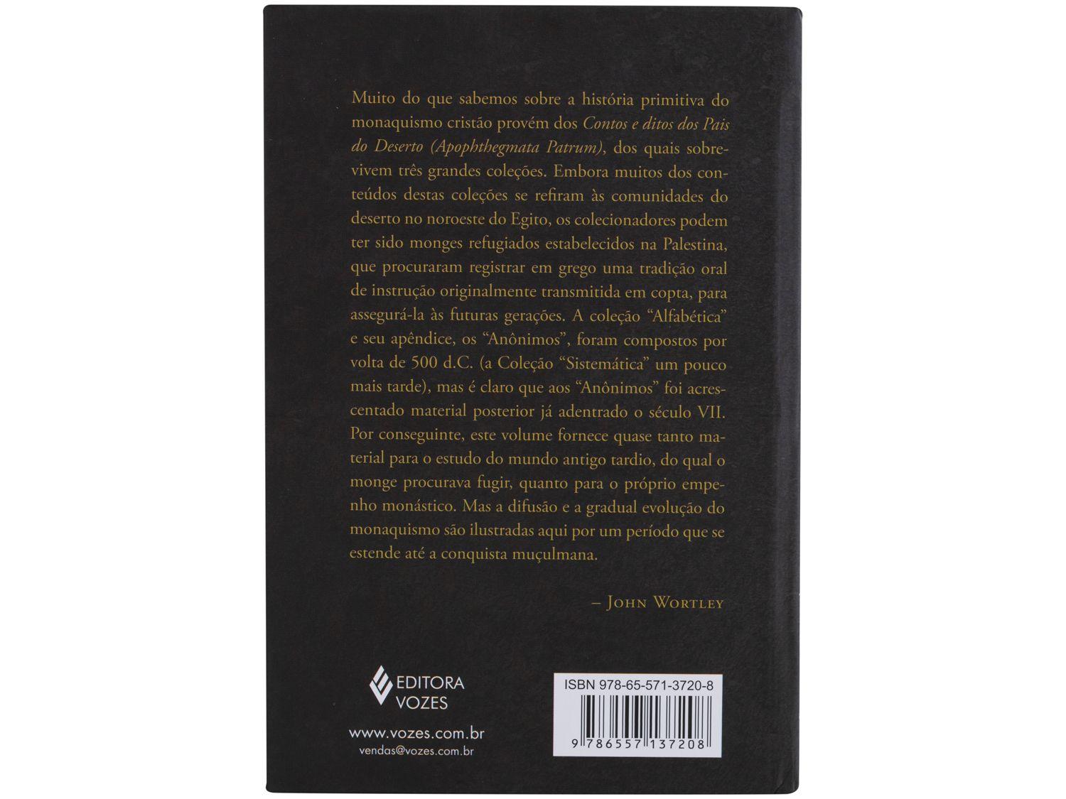 Livro Ditos Anônimos dos Pais do Deserto John Wortley