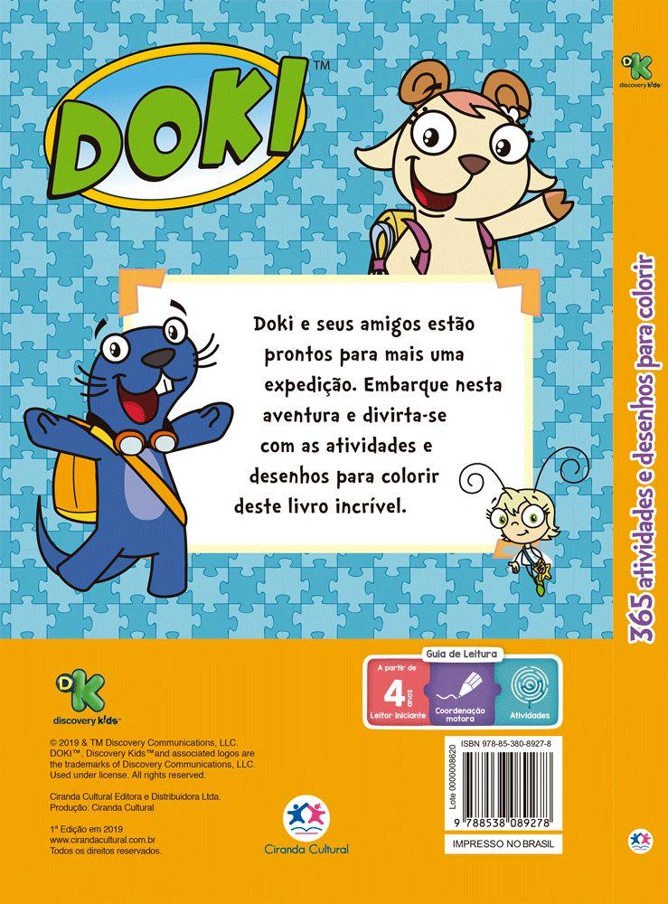 Livro - Doki - 365 atividades e desenhos para colorir - Livros de  Literatura Infantil - Magazine Luiza