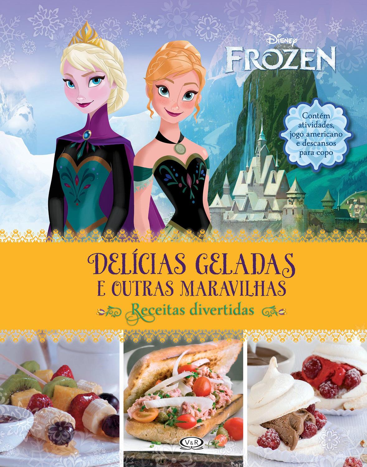 Livro Jogos Disney Frozen