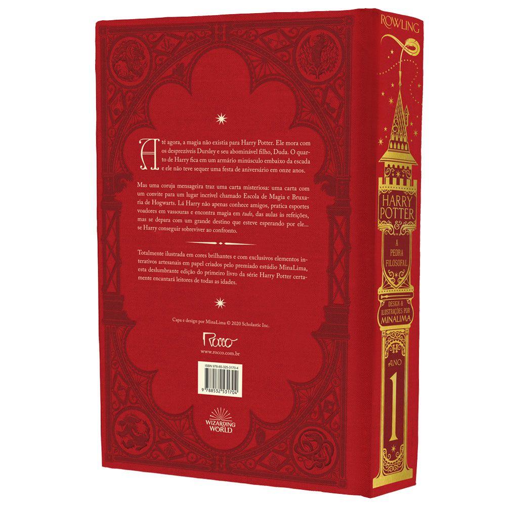 Livro HARRY POTTER E A PEDRA FILOSOFAL (Ilustrado por MinaLima) Livros de Literatura Livro HARRY POTTER E A PEDRA FILOSOFAL (Ilustrado por MinaLima) Livros de Literatura