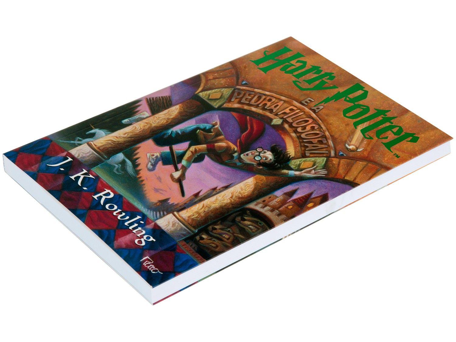 Livro Harry Potter e a Pedra Filosofal J.K. Rowling