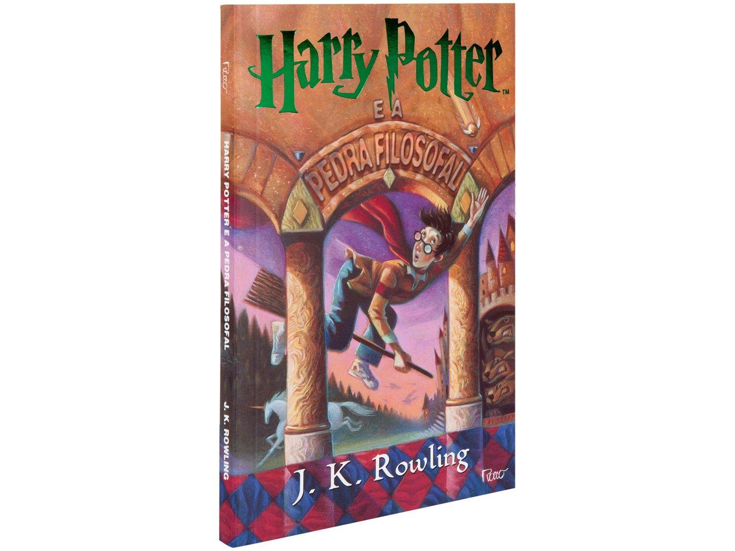 Livro Harry Potter e a Pedra Filosofal J.K. Rowling