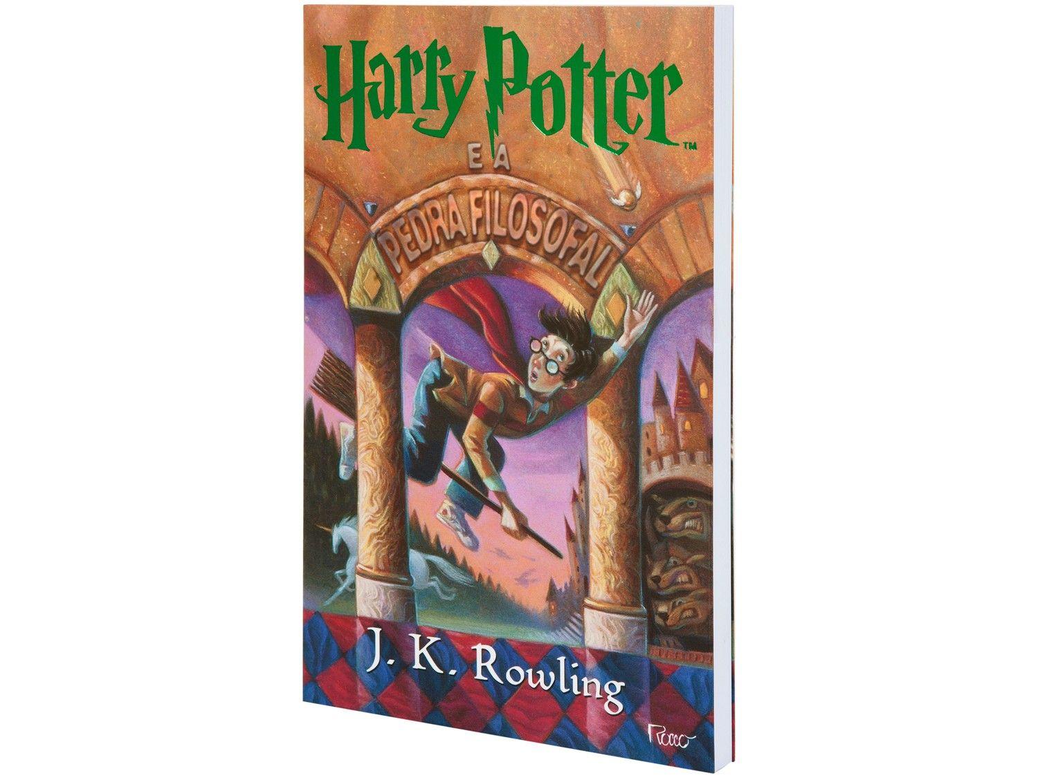 Livro Harry Potter e a Pedra Filosofal J.K. Rowling