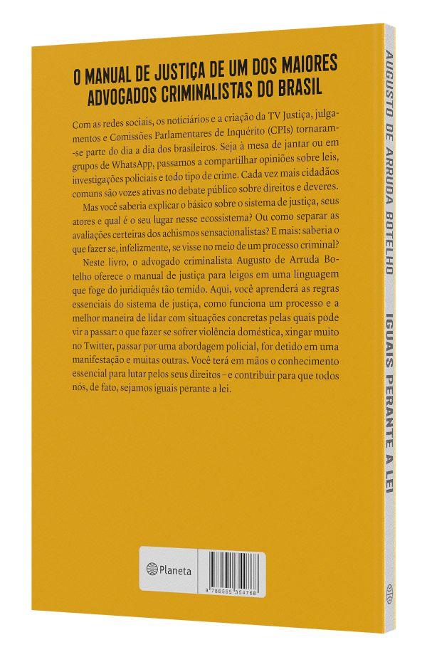 Livro - Iguais perante a lei