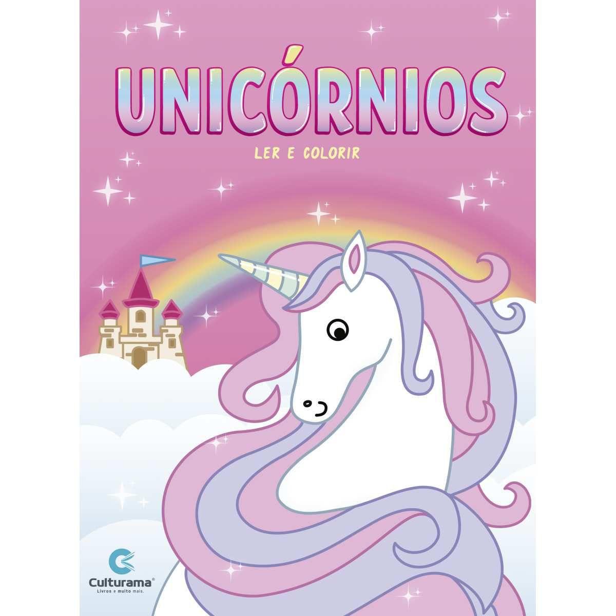 Livro Infantil Colorir Unicornios LER e Colorir SORT. - Planeta Criança -  Kit de Colorir - Magazine Luiza