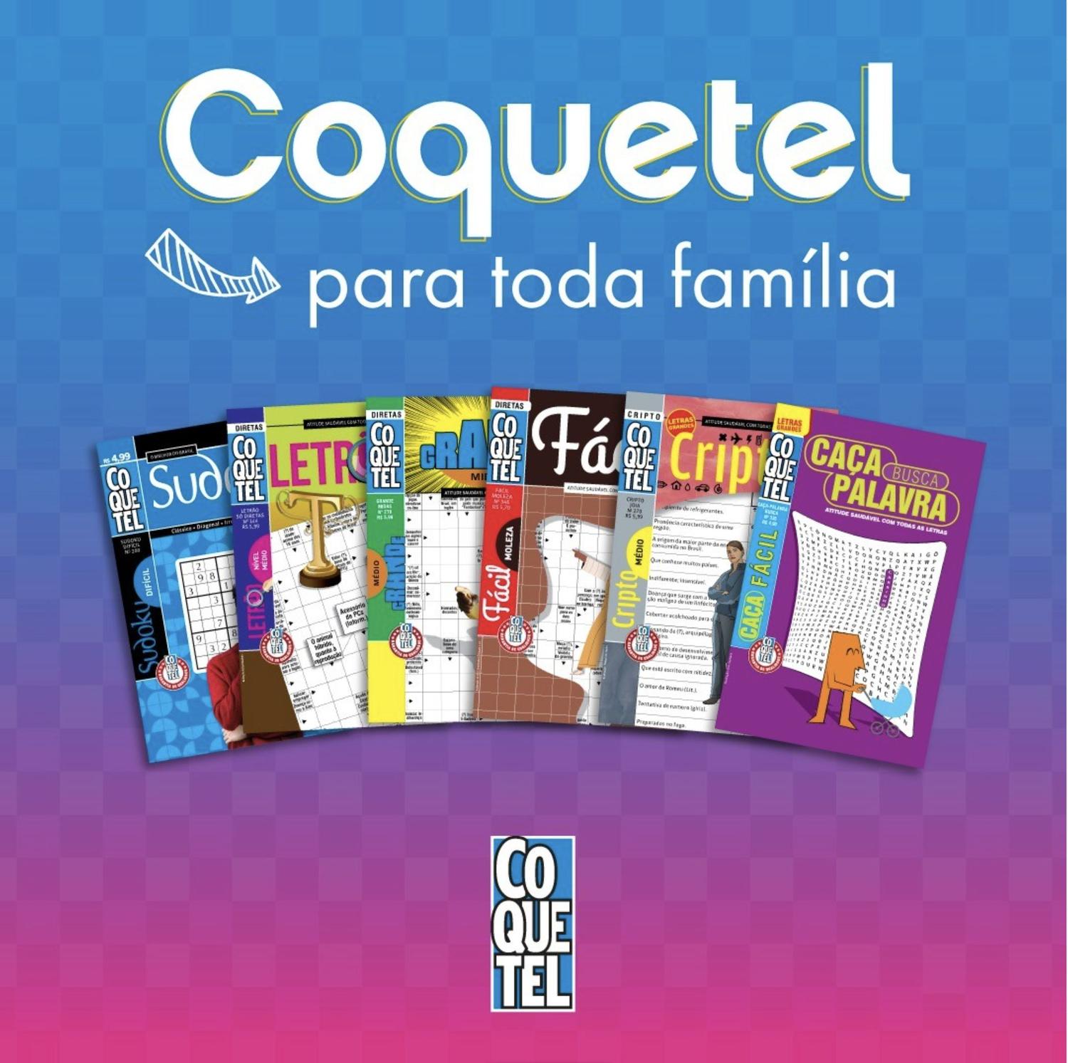 Coquetel - Sudoku - Fácil/Médio/Difícil - Livro 194 - Outros Livros -  Magazine Luiza