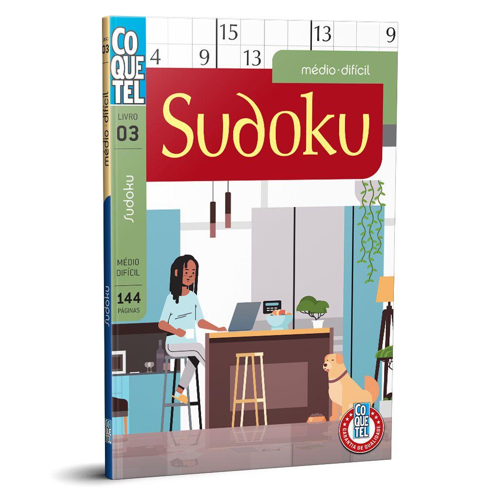 Livro Coquetel Sudoku nível médio Ed 200