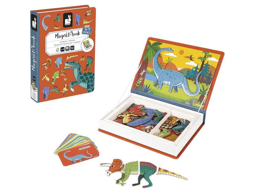 LIVRO MAGNETICO DINOSSAU
