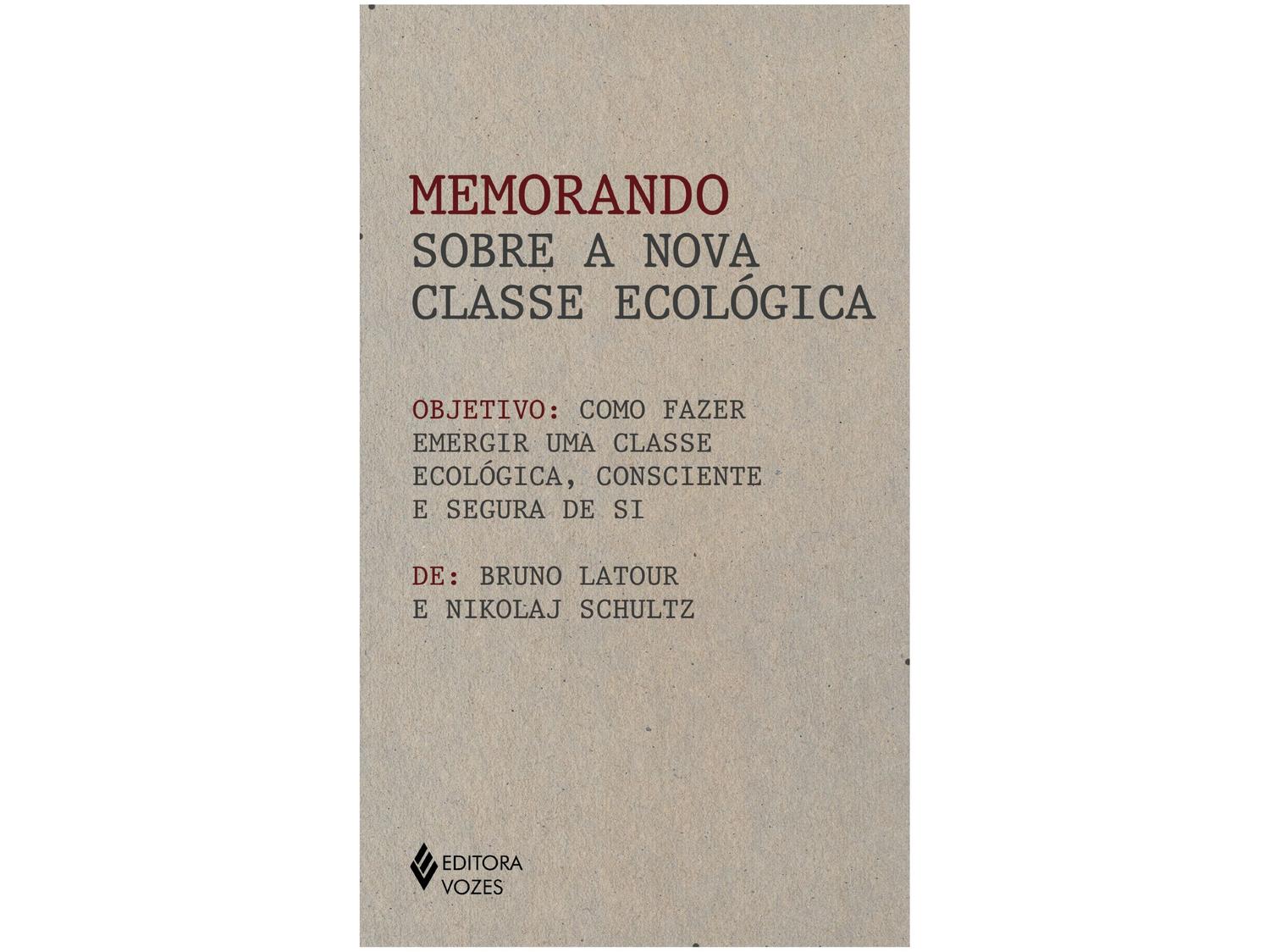 Livro Memorando Sobre a Nova Classe Ecológica