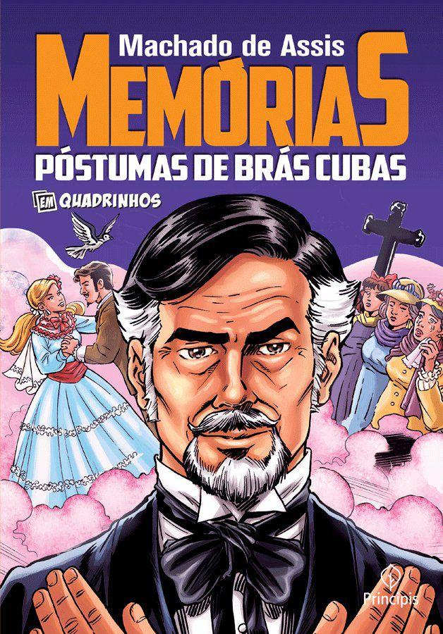 Livro Memórias póstumas de Brás Cubas Revista HQ Magazine Luiza Livro Memórias póstumas de Brás Cubas Revista HQ Magazine Luiza