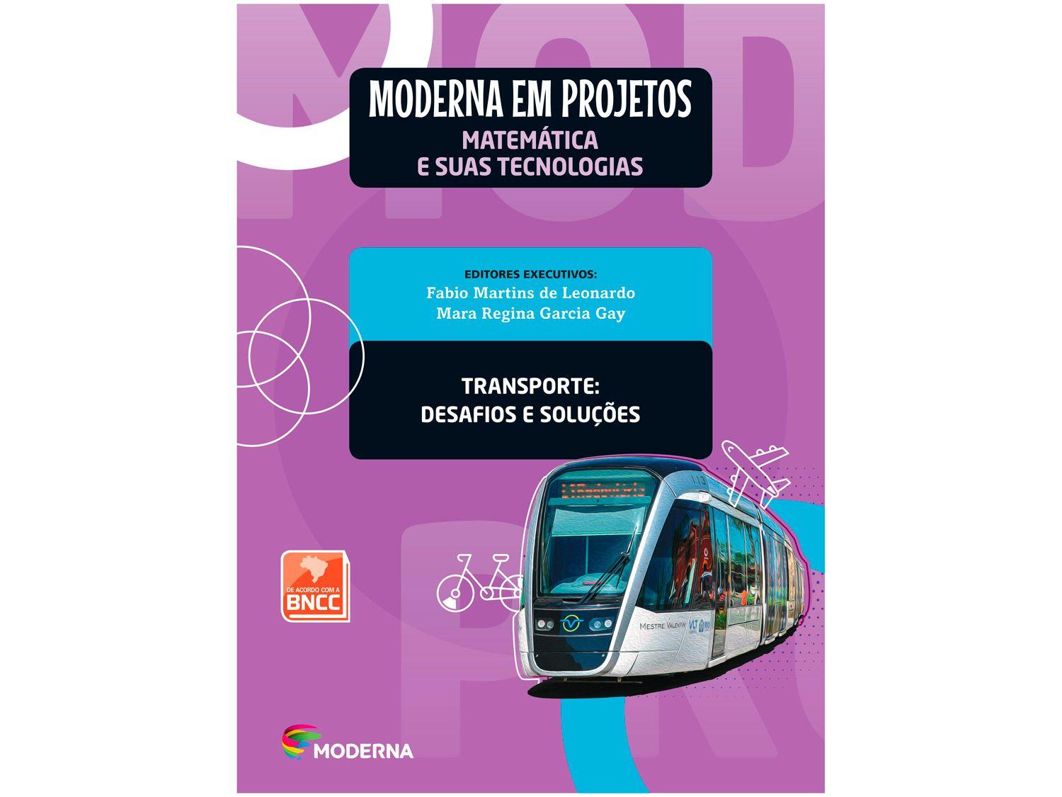 Livro Moderna em Projetos Transporte Matemática