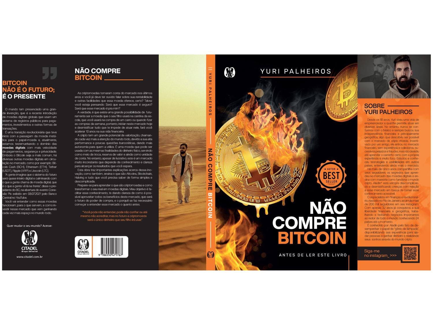 Livro Não Compre Bitcoin - Antes de Ler este Livro Yuri Palheiros