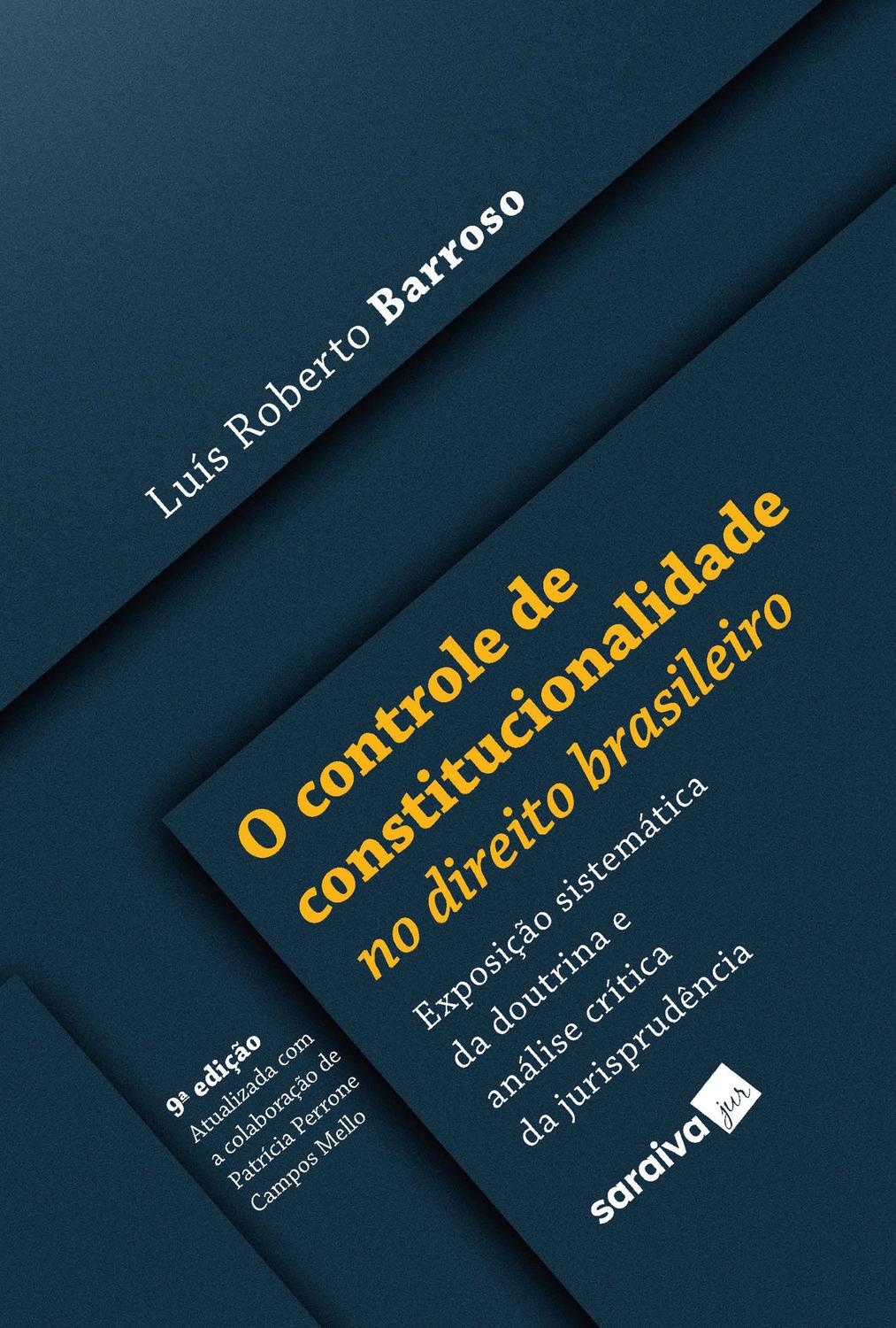 Livro - O Controle de Constitucionalidade no Direito Brasileiro - 9ª Edição 2022