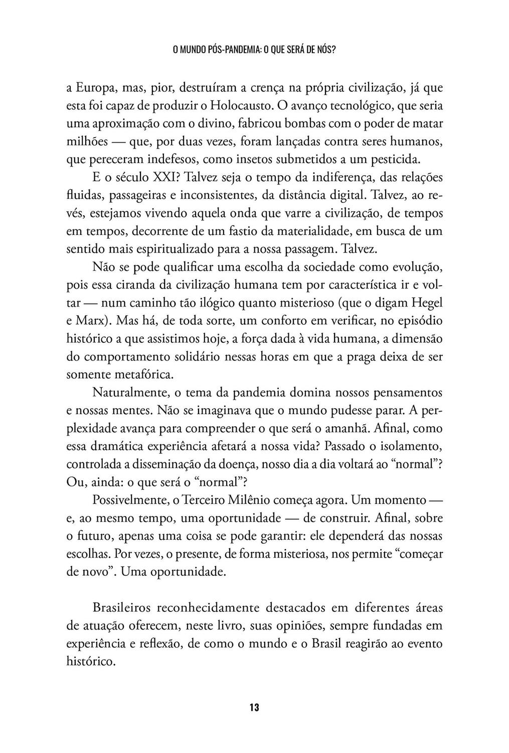 Livro - O mundo pós-pandemia