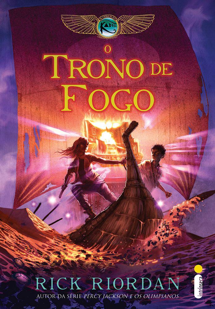 Livro - O trono de fogo