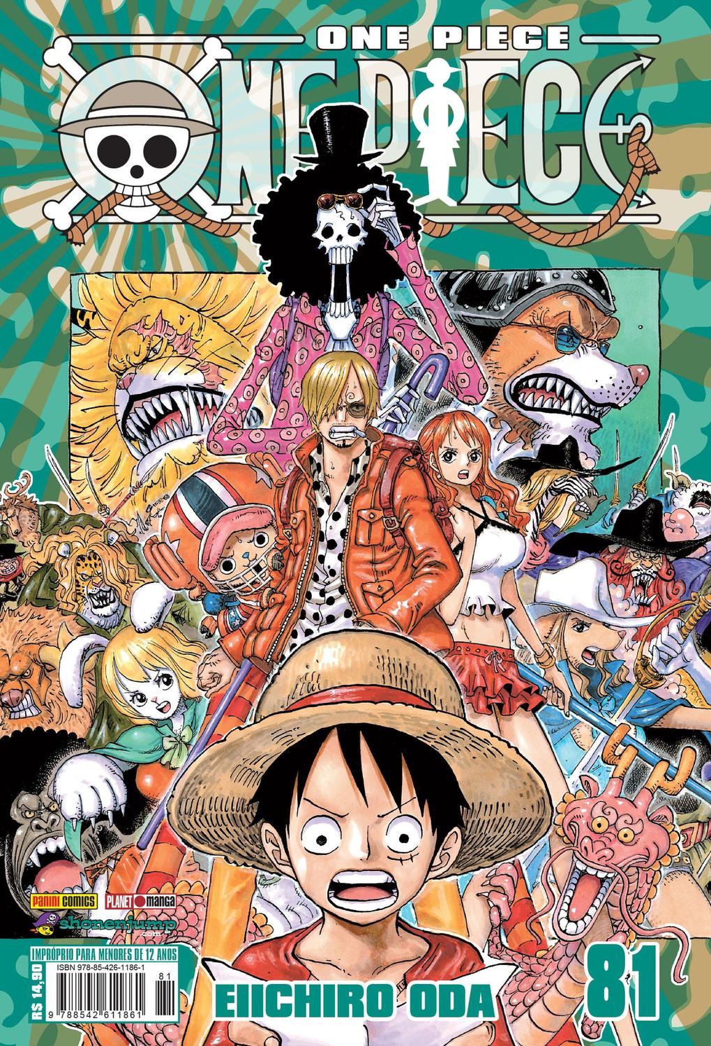 Livro One Piece Ed 81 Revista Hq Magazine Luiza