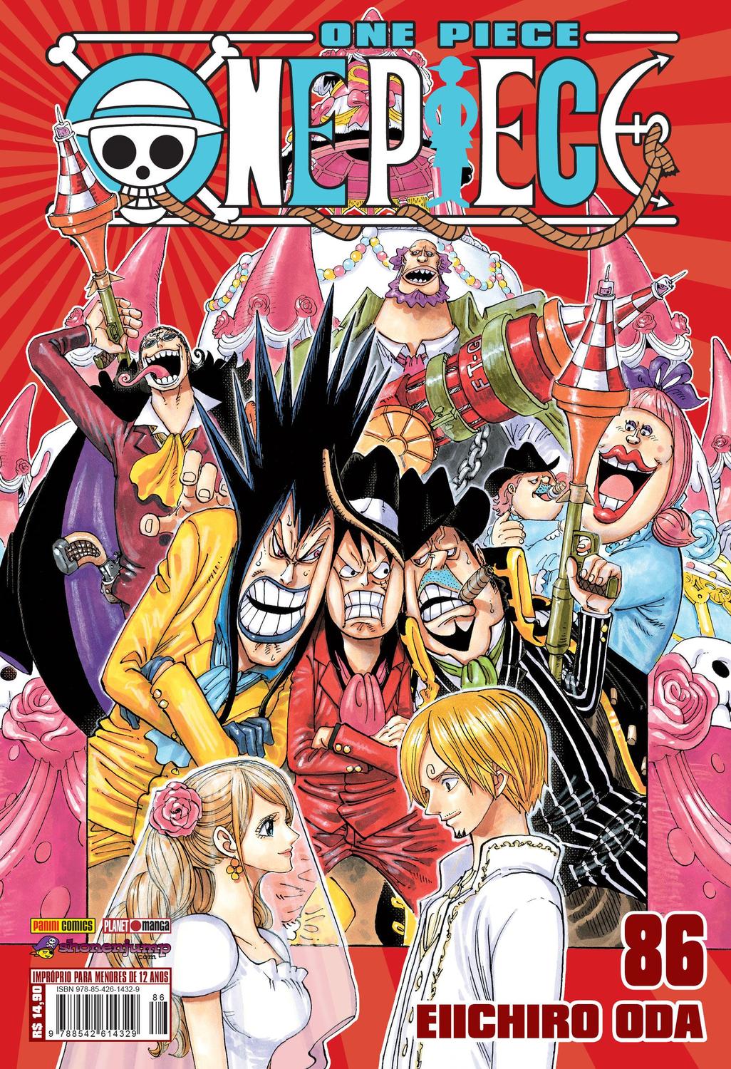 Livro One Piece Ed 86 Revista Hq Magazine Luiza