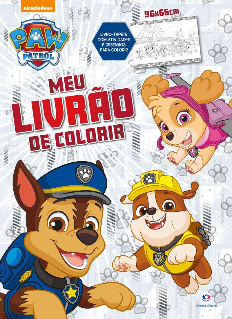 Livro - Patrulha Canina - Meu livrão de colorir