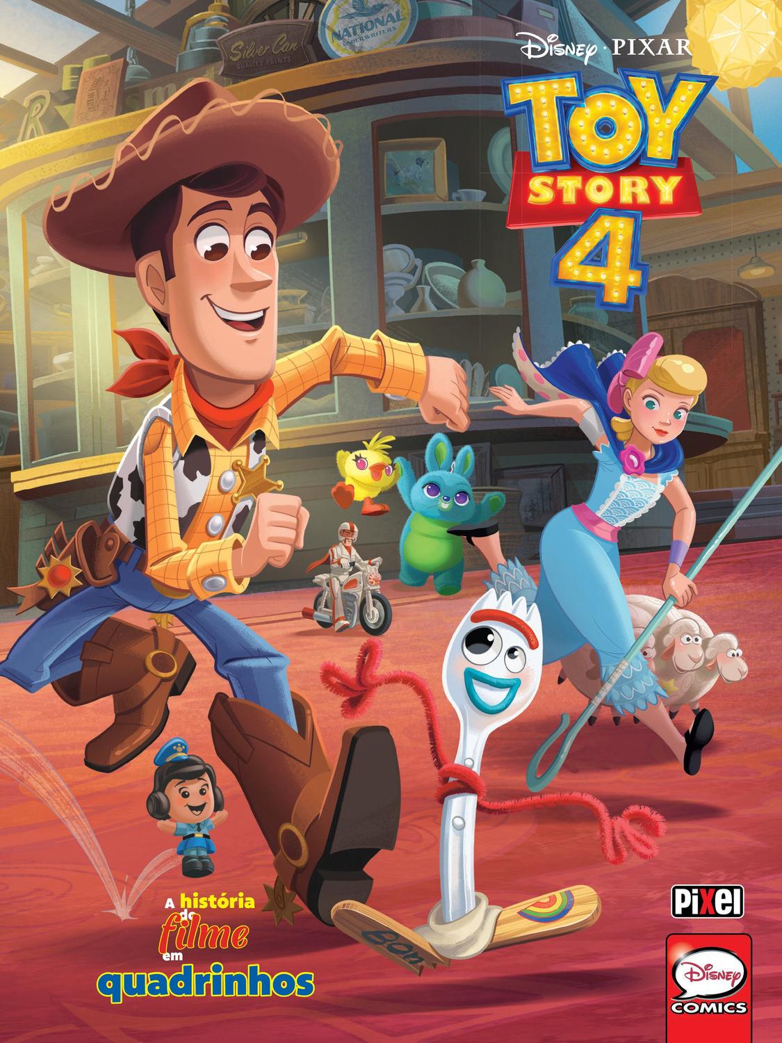Livro - Toy Story 4 - HQ - Livros de Literatura Infantil ...