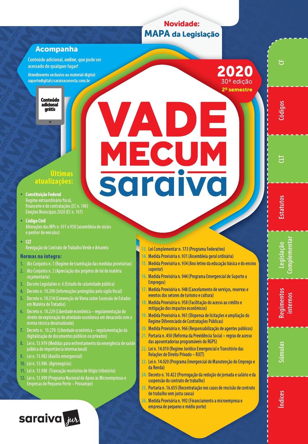 Livro Vade Mecum Saraiva 30ª Edição