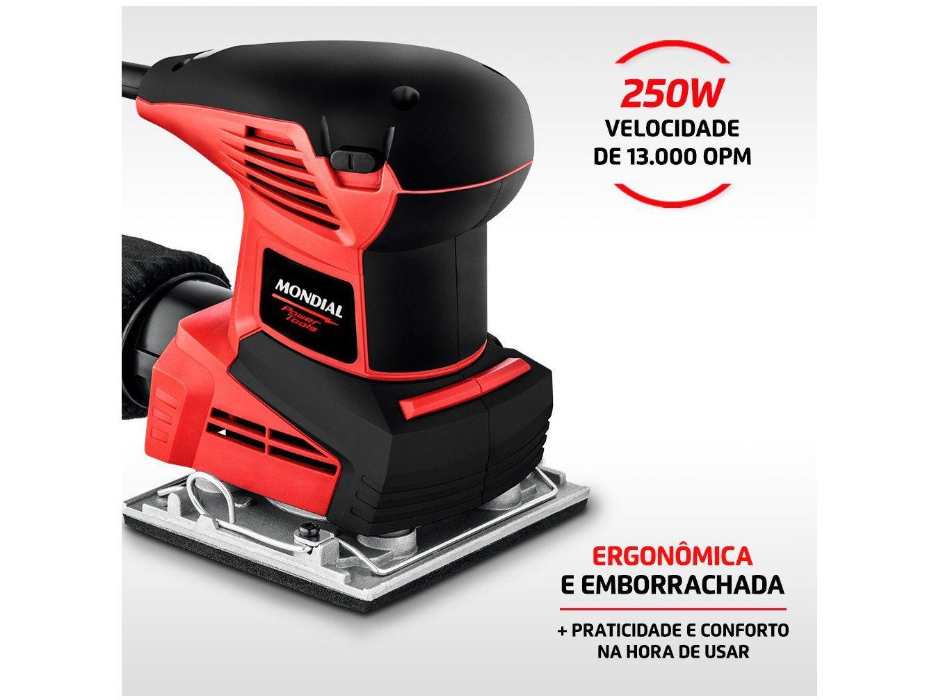 Lixadeira Orbital Mondial Power Tools FLO-02