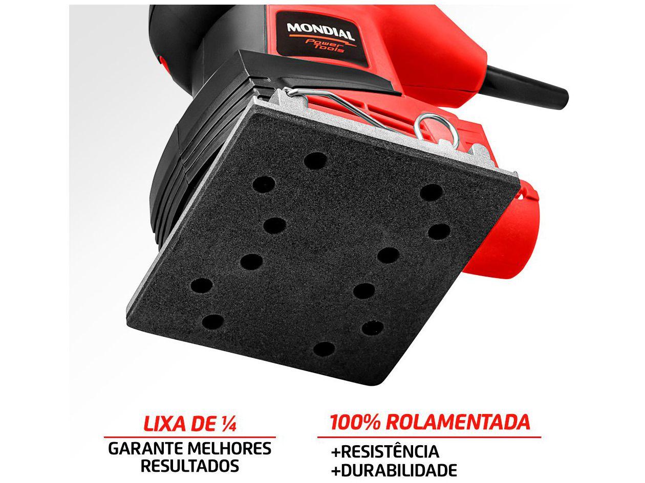 Lixadeira Orbital Mondial Power Tools FLO-02