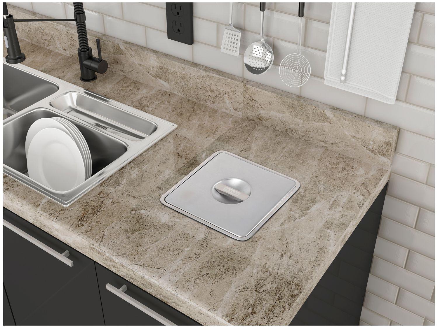Lixeira de Embutir Quadrada Franke Smart